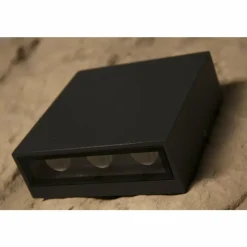 Luminaires Trio applique extérieure Trio THAMES LED Noir, 2 lumières