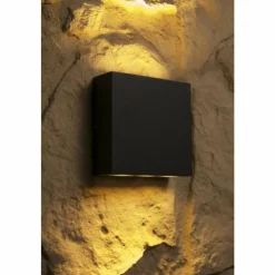 Luminaires Trio applique extérieure Trio THAMES LED Noir, 2 lumières