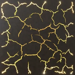 Lampes Dorées-Luminaires Holländer Applique Holländer LARICA LED Brun, Or, Noir, 1 lumière