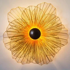 Lampes Dorées-Luminaires Holländer Applique Holländer Tremolo Brun, Or, Noir, 3 lumières