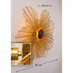 Lampes Dorées-Luminaires Holländer Applique Holländer Tremolo Brun, Or, Noir, 3 lumières