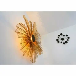 Lampes Dorées-Luminaires Holländer Applique Holländer Tremolo Brun, Or, Noir, 3 lumières