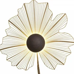 Lampes Dorées-Luminaires Holländer Applique Holländer TREMOLO Brun, Or, Noir, 1 lumière