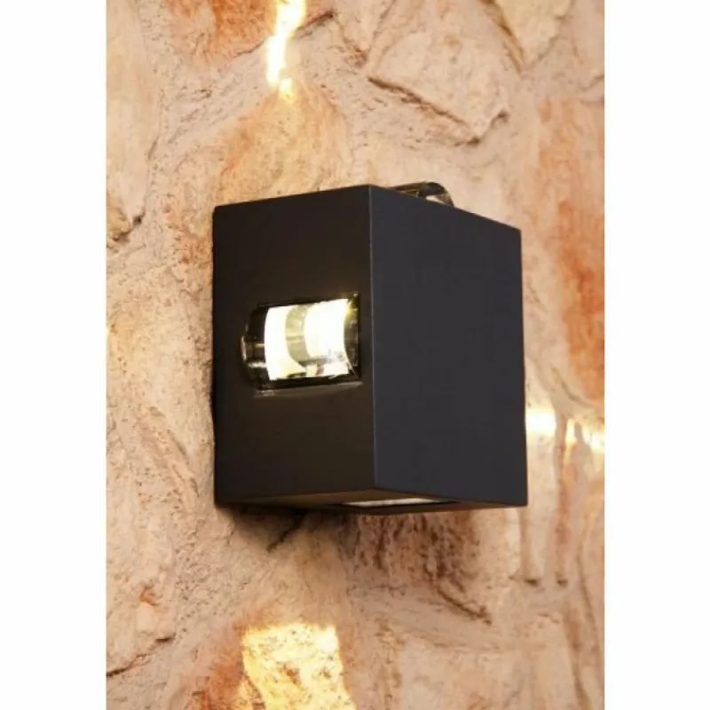 Luminaires Lutec Applique LED Moderne Anthracite, 4 lumières