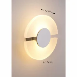 Luminaires Lutec Applique Lutec LED Acier brossé, 1 lumière* Appliques
