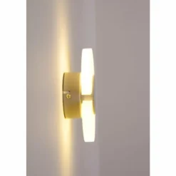 Luminaires Lutec Applique Lutec LED Acier brossé, 1 lumière* Appliques