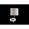 Lampes En Tissu-Luminaires Mantra Applique Mantra Eve Chrome, 1 lumière