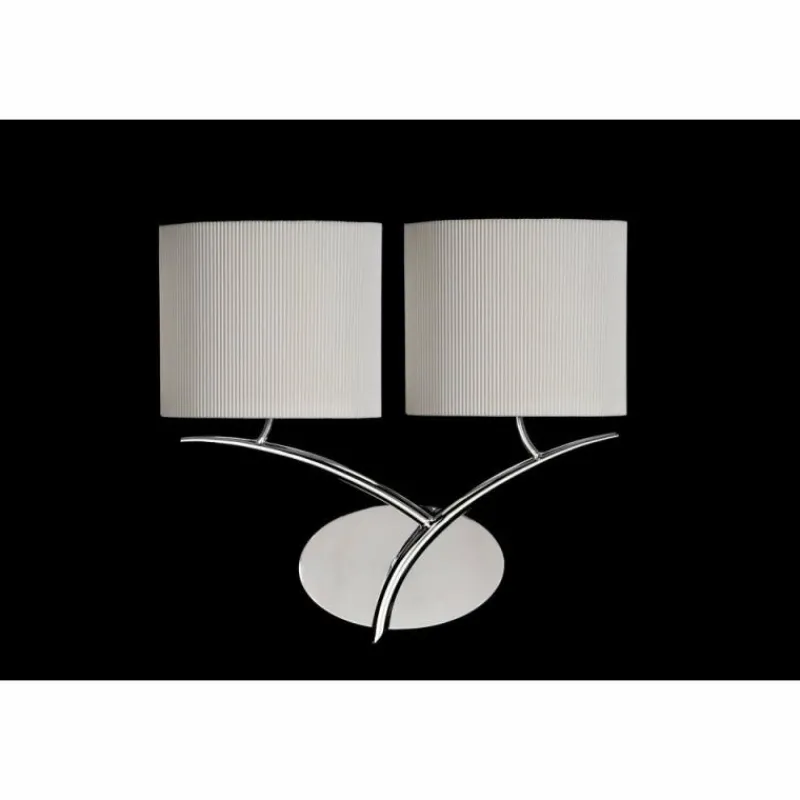 Lampes En Tissu-Luminaires Mantra Applique Mantra Eve Chrome, 2 lumières