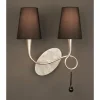 Lampes En Tissu-Luminaires Mantra Applique Mantra Paola Argenté, 2 lumières