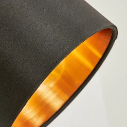 Lampes En Tissu-hofstein Applique murale Alsen Bois foncé, Noir, 1 lumière