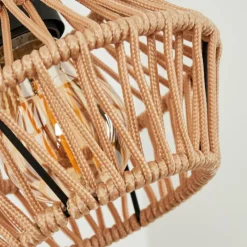 Lampes Dorées-hofstein Applique murale Auboncourt Écru, Noir, 1 lumière