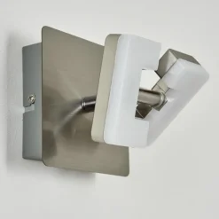 hofstein Applique murale Bobeiro LED Nickel mat, 1 lumière