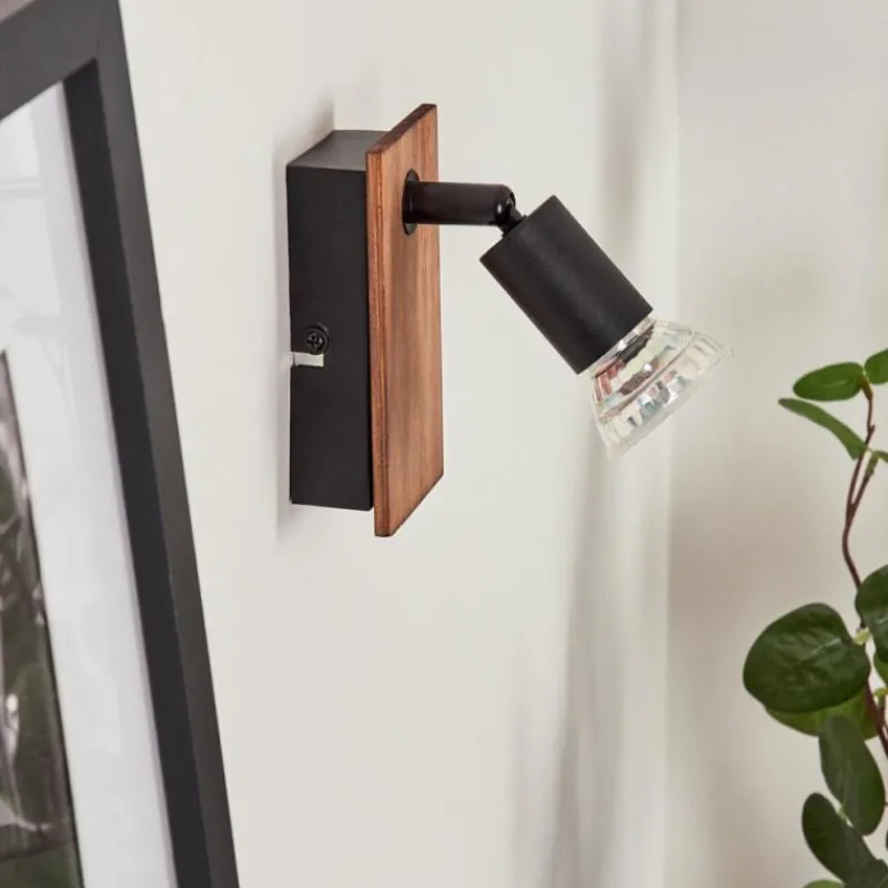 hofstein Applique murale Castillo Écru, Noir, 1 lumière