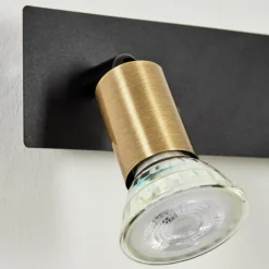 Lampes Dorées-hofstein Applique murale Castillo Noir, 2 lumières