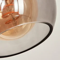 Suspension Verre Fumé-hofstein Applique murale Chaiguao Noir, 2 lumières