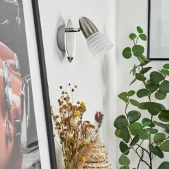 hofstein Applique murale Chapod Nickel mat, 1 lumière