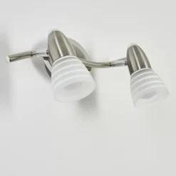 hofstein Applique murale Chapod Nickel mat, 2 lumières