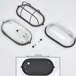 hofstein Applique murale Chaquire Brun, Rouille, 1 lumière