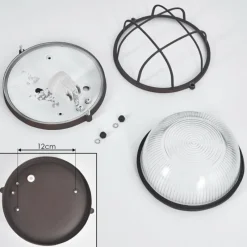 hofstein Applique murale Chaquire Brun, Rouille, 1 lumière