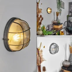 hofstein Applique murale Chaquire Gris, 1 lumière