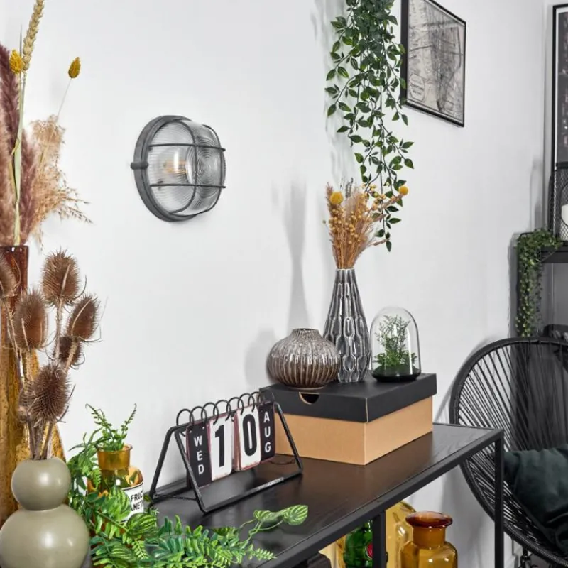 hofstein Applique murale Chaquire Gris, 1 lumière