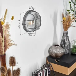 hofstein Applique murale Chaquire Gris, 1 lumière