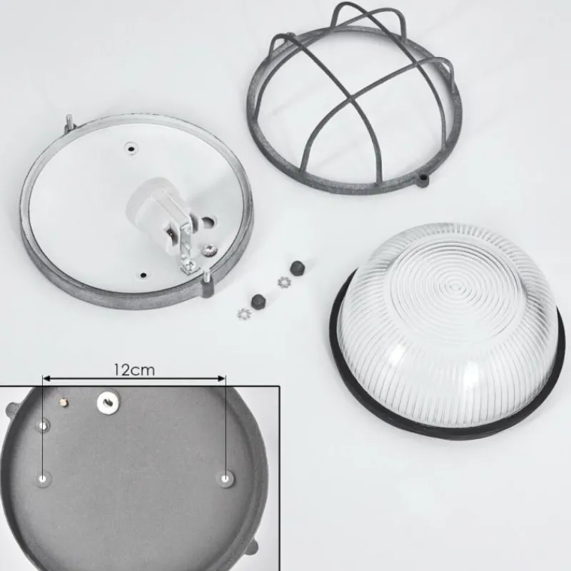 hofstein Applique murale Chaquire Gris, 1 lumière