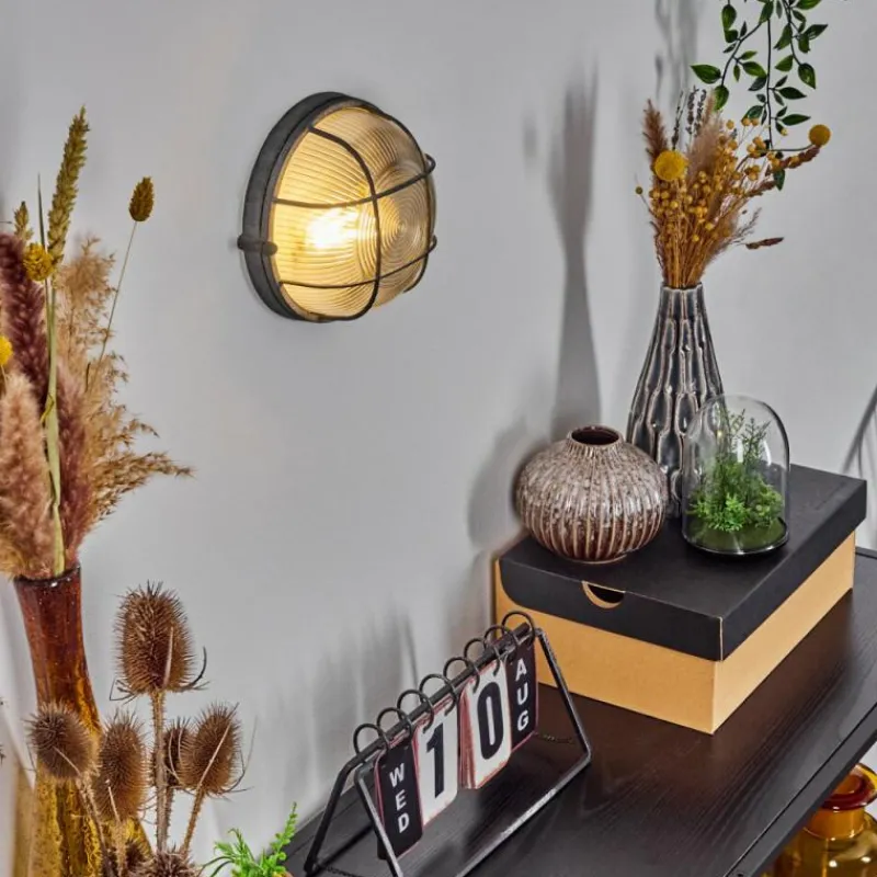 hofstein Applique murale Chaquire Gris, 1 lumière