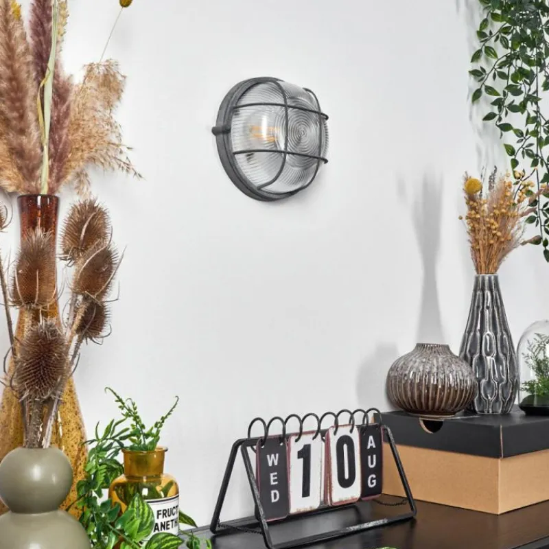 hofstein Applique murale Chaquire Gris, 1 lumière