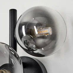 Suspension Verre Fumé-hofstein Applique murale Chehalis Noir, 3 lumières