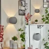 Luminaires Scandinaves-hofstein Applique murale Flot Gris, 1 lumière