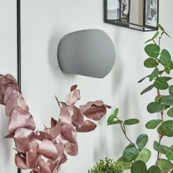 Luminaires Scandinaves-hofstein Applique murale Flot Gris, 1 lumière