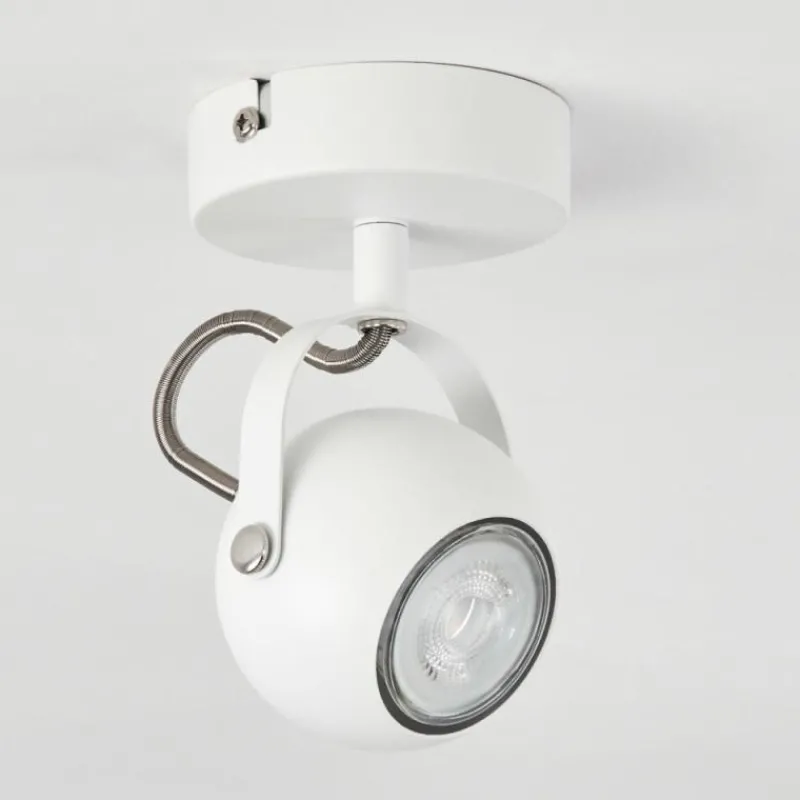 hofstein Applique murale Gadmen Chrome, Blanc, 1 lumière