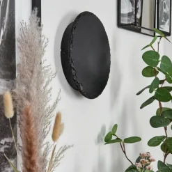 Luminaires Scandinaves-hofstein Applique murale Guadramil LED Noir, 1 lumière