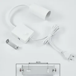 Luminaires Scandinaves-hofstein Applique murale Javel Blanc, 1 lumière