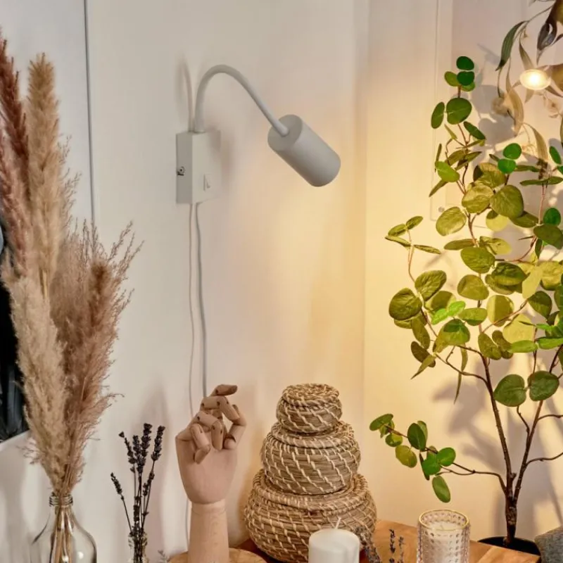 Luminaires Scandinaves-hofstein Applique murale Javel Blanc, 1 lumière