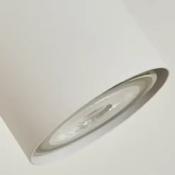 Luminaires Scandinaves-hofstein Applique murale Javel Chrome, Couleur bois, Écru, 1 lumière