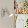 Luminaires Scandinaves-hofstein Applique murale Javel Chrome, Blanc, 1 lumière