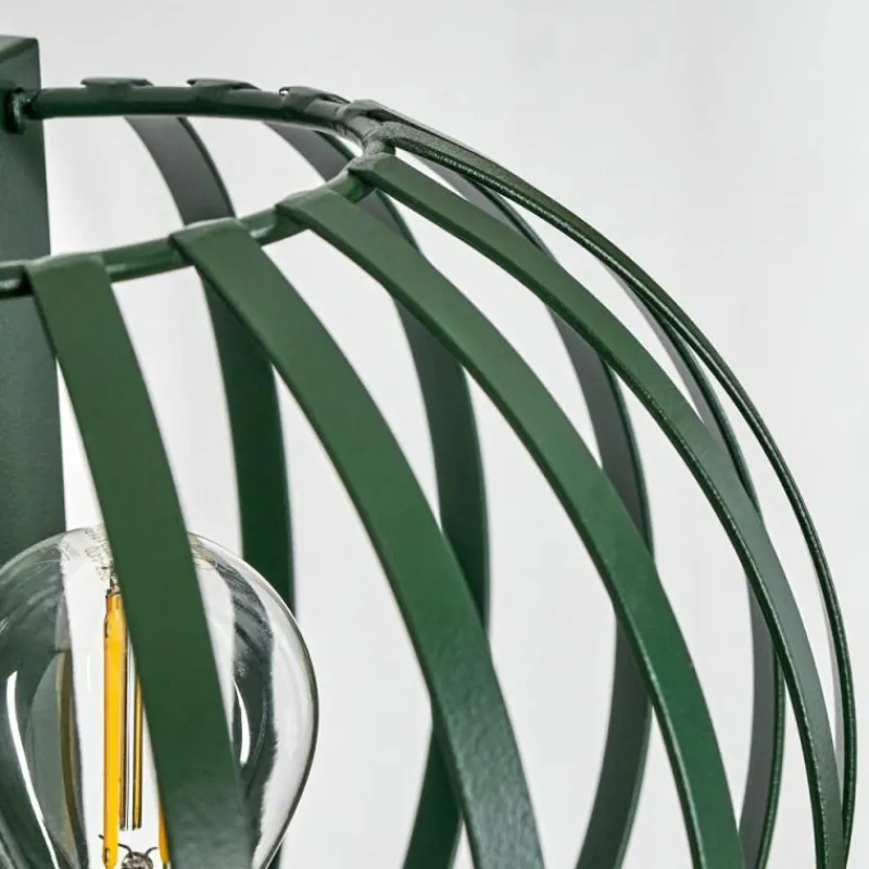 Style Boho-Chic-hofstein Applique murale Lepa Vert, 1 lumière