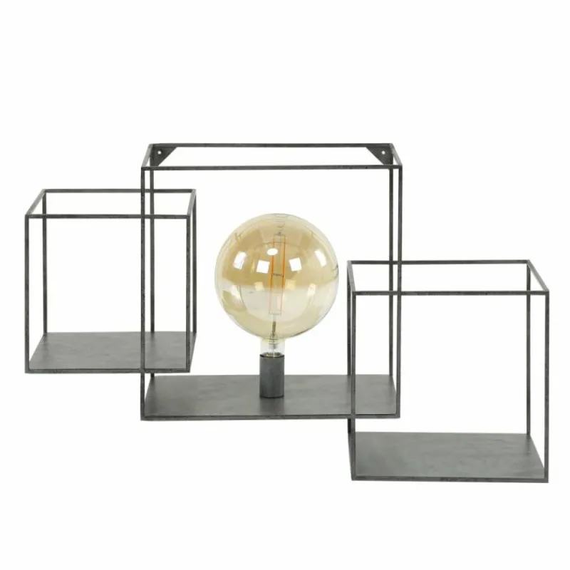 hofstein Applique murale Maynal Argent Oxydé, 1 lumière* Appliques