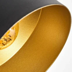 Lampes Dorées-hofstein Applique murale Musko Noir, 1 lumière