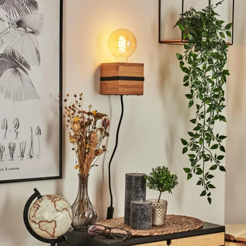 Luminaires Scandinaves-hofstein Applique murale Nebrijo Écru, Noir, 1 lumière