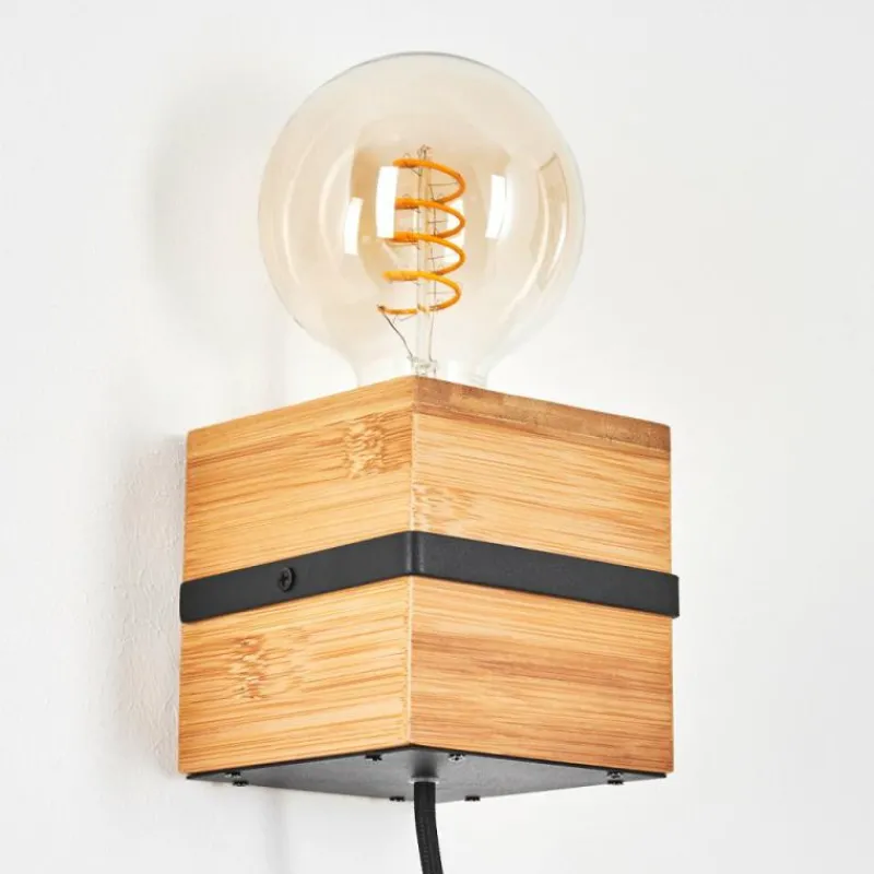 Luminaires Scandinaves-hofstein Applique murale Nebrijo Écru, Noir, 1 lumière