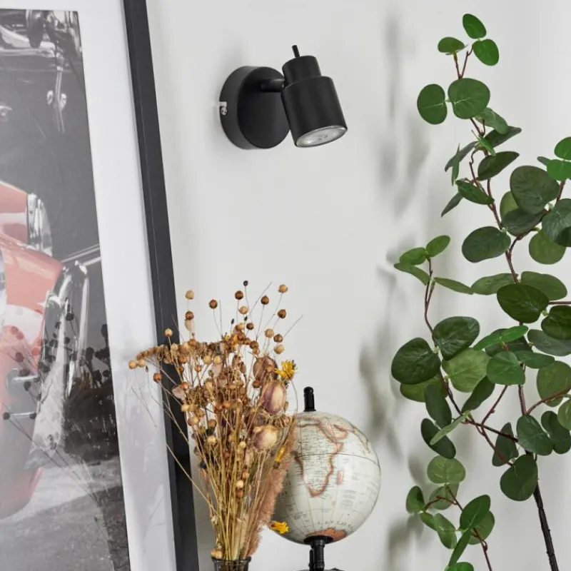 hofstein Applique murale Nestavel LED Noir, 1 lumière