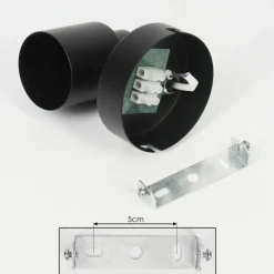 hofstein Applique murale Nestavel LED Noir, 1 lumière