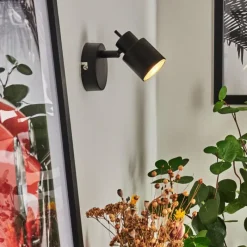 hofstein Applique murale Nestavel LED Noir, 1 lumière