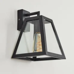 hofstein Applique murale Nittorp Noir, 1 lumière