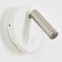 hofstein Applique murale Orchaise LED Blanc, 2 lumières