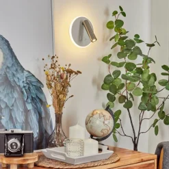 hofstein Applique murale Orchaise LED Blanc, 2 lumières