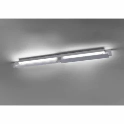 Paul Neuhaus Q-Serie Applique Murale / Plafonnier Paul Neuhaus Q-Matteo LED Aluminium, 2 lumières, Télécommandes